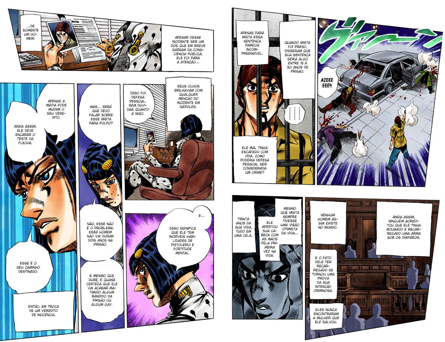 JoJo no Kimyou na Bouken: Part 5 - Ougon no Kaze Color-ban Chapter 69 - Page 5