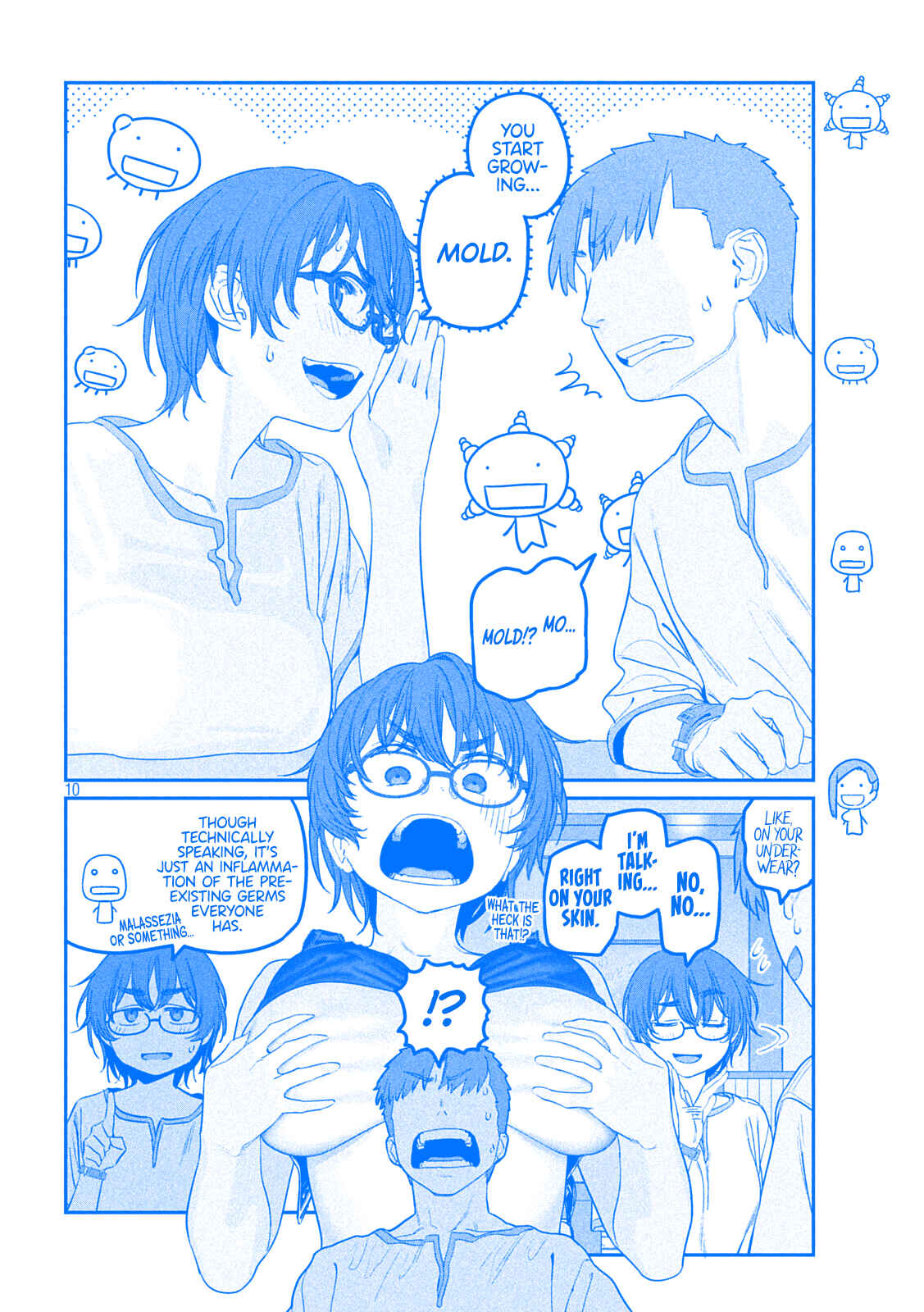 Getsuyoubi no Tawawa (Blue) (Fan Colored) Chapter 51 - Page 10