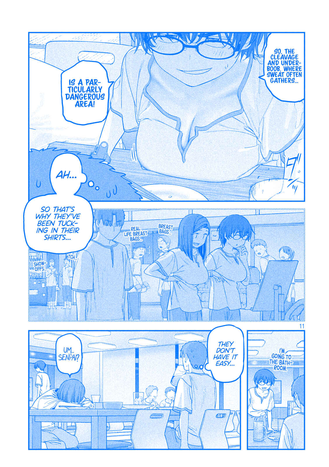 Getsuyoubi no Tawawa (Blue) (Fan Colored) Chapter 51 - Page 11