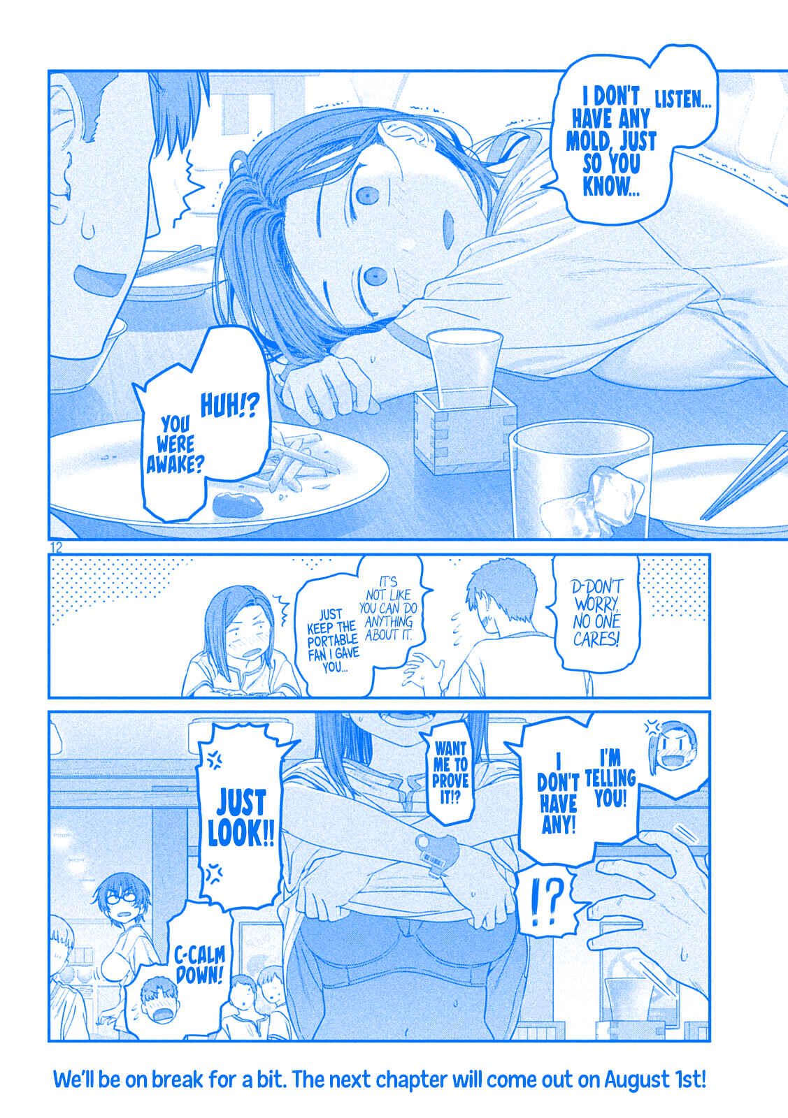 Getsuyoubi no Tawawa (Blue) (Fan Colored) Chapter 51 - Page 12