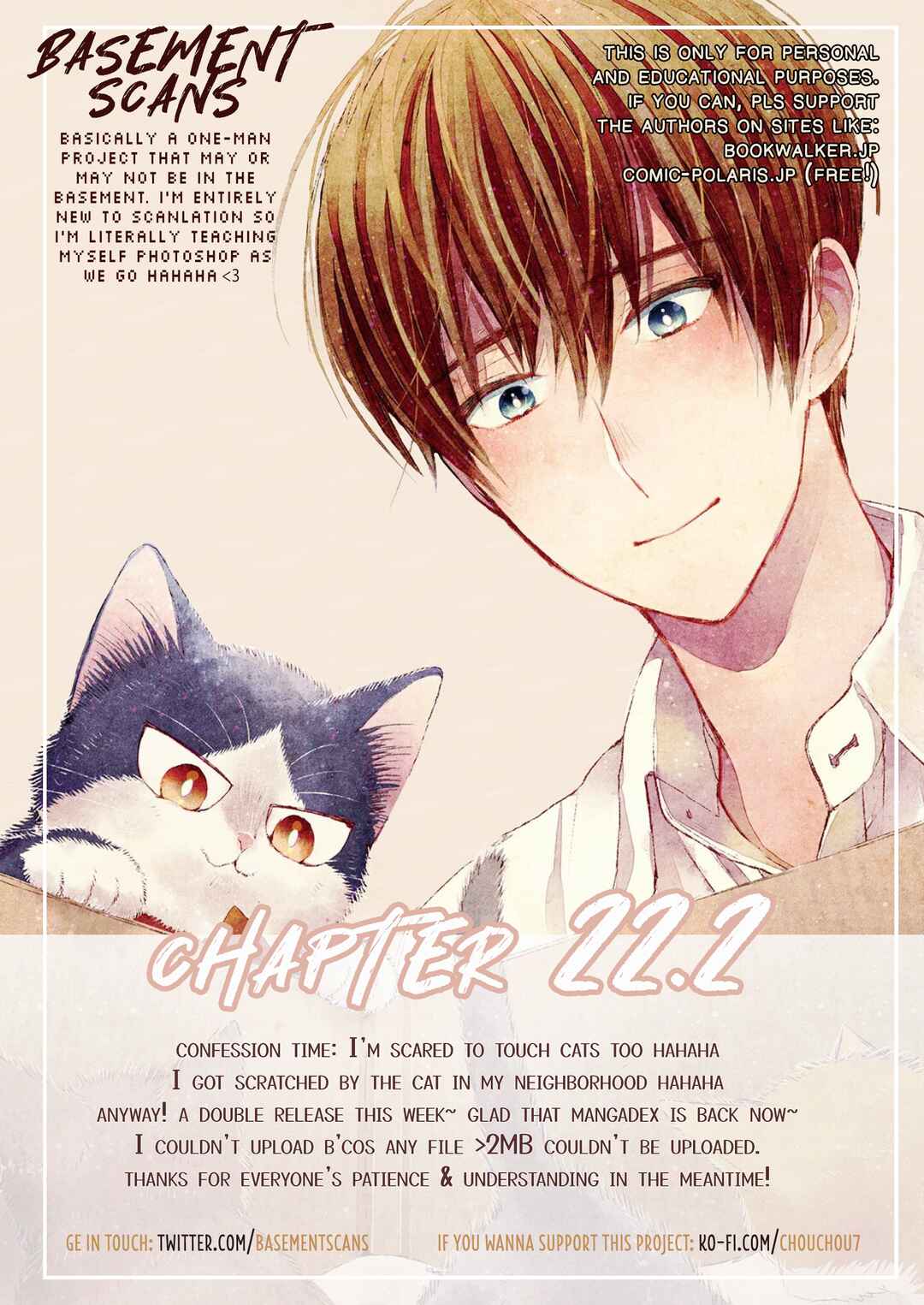 Doukyonin wa Hiza, Tokidoki, Atama no Ue. Chapter 22.2 - Page 22