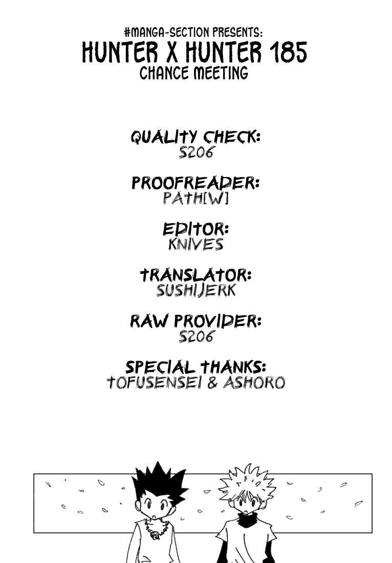 Hunter x Hunter Chapter 185 - Page 17