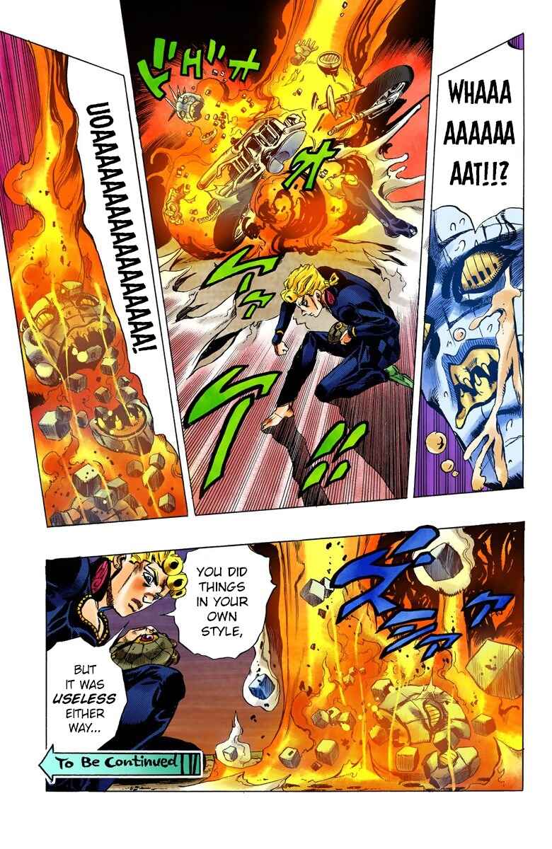 JoJo no Kimyou na Bouken: Part 5 - Ougon no Kaze Color-ban Chapter 67 - Page 19