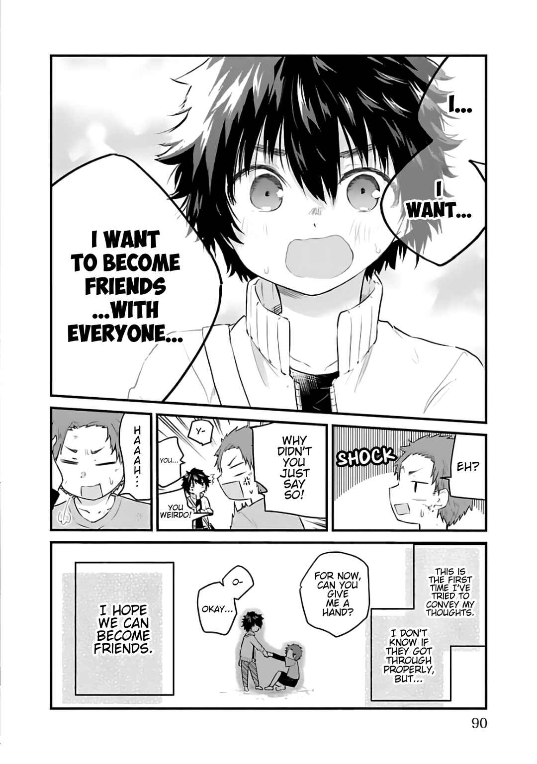 Koe ga dasenai Shoujo wa "Kanojo ga Yasashisugiru" to Omotte iru Chapter 65 - Page 9