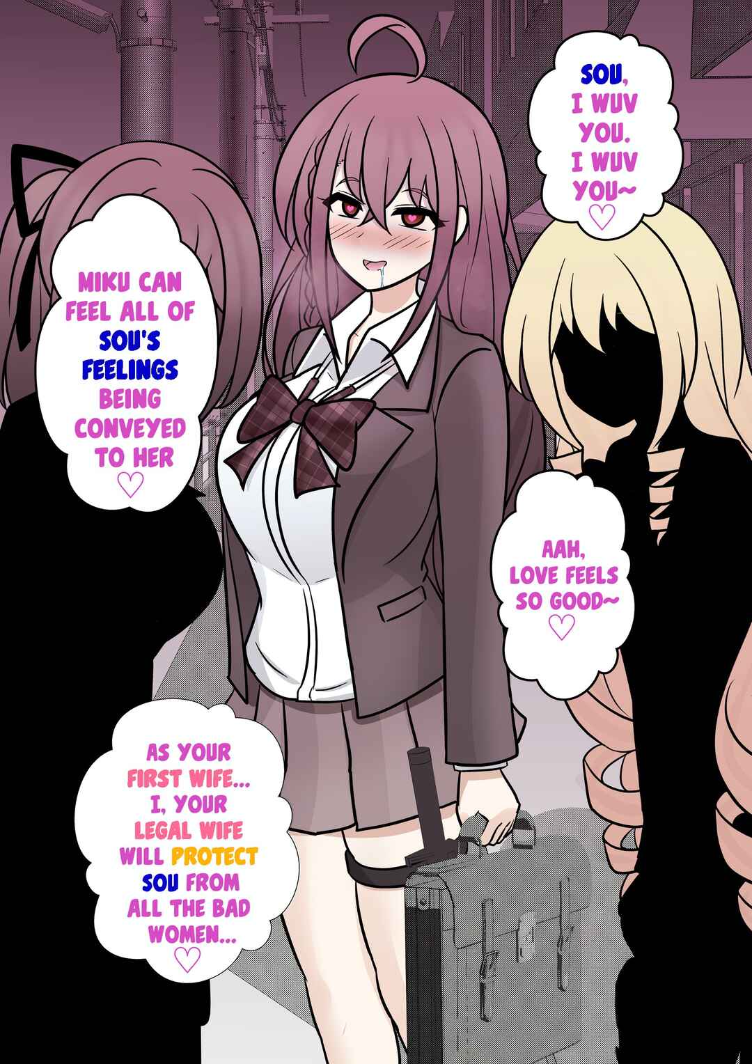 Danjo-hi 1:39 no Heikou Sekai wa Omoi no Hoka Futsuu (Fan Colored) Chapter 121 - Page 12