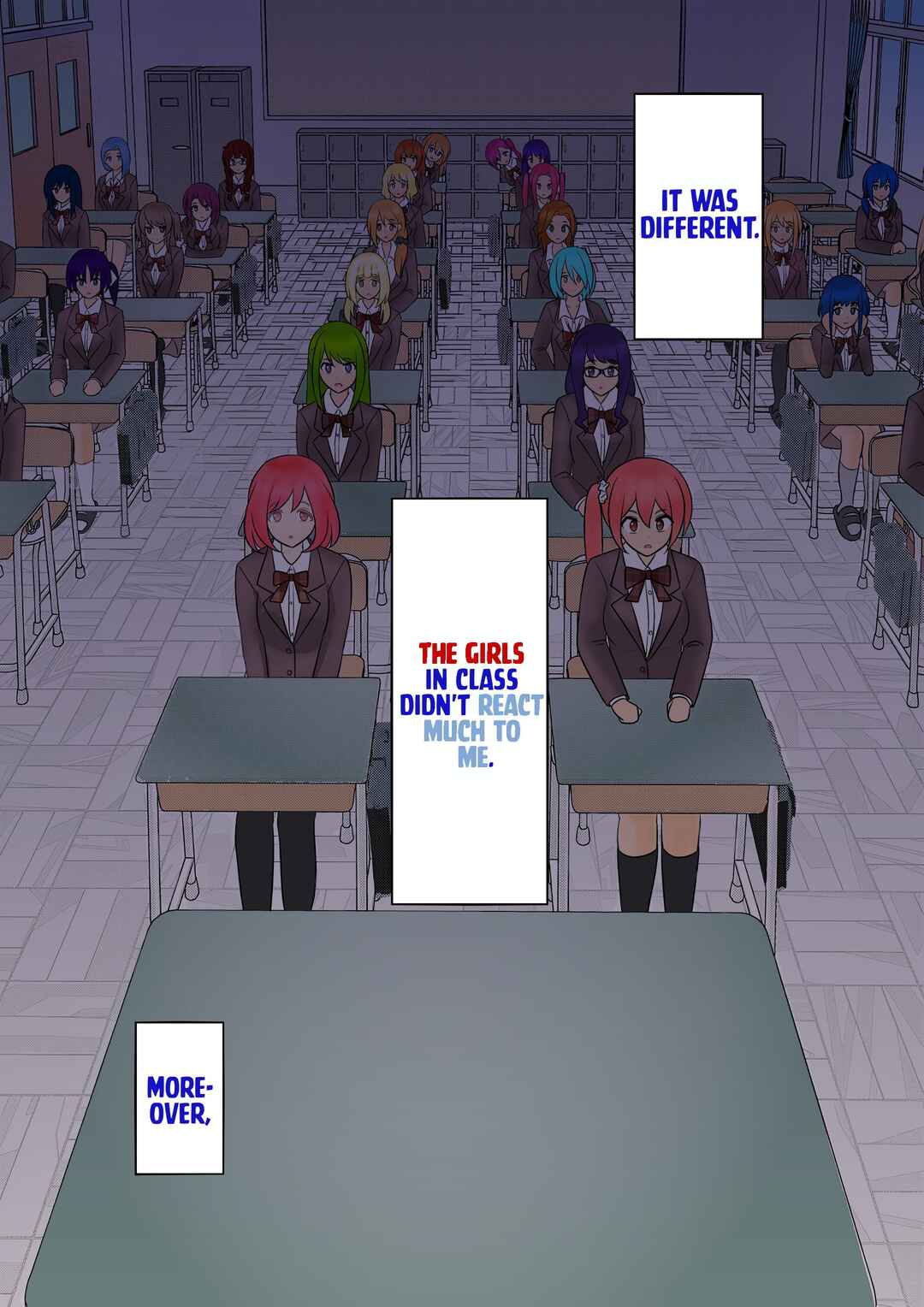 Danjo-hi 1:39 no Heikou Sekai wa Omoi no Hoka Futsuu (Fan Colored) Chapter 121 - Page 3