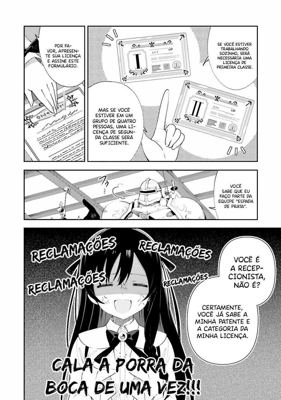 Guild no Uketsukejou Desu ga, Zangyou wa Iya Nanode Boss wo Solo Toubatsu Shiyou to Omoimasu Chapter 1 - Page 10
