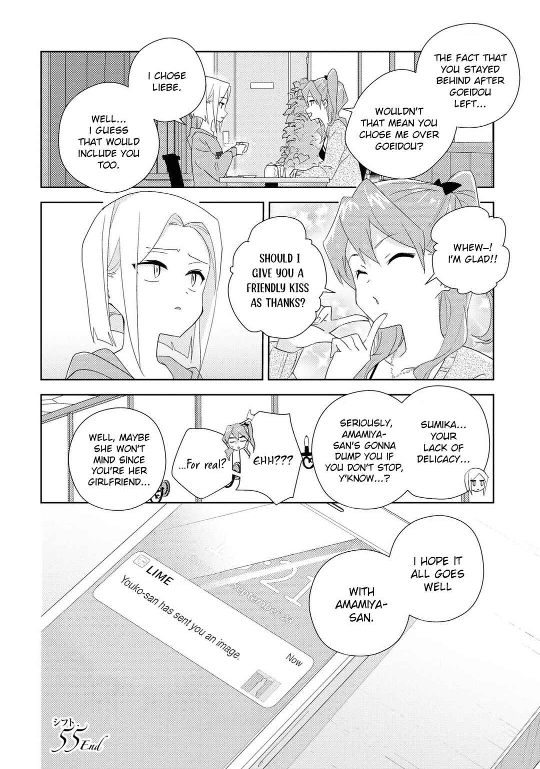 Watashi no Yuri wa Oshigoto desu! Chapter 55 - Page 36