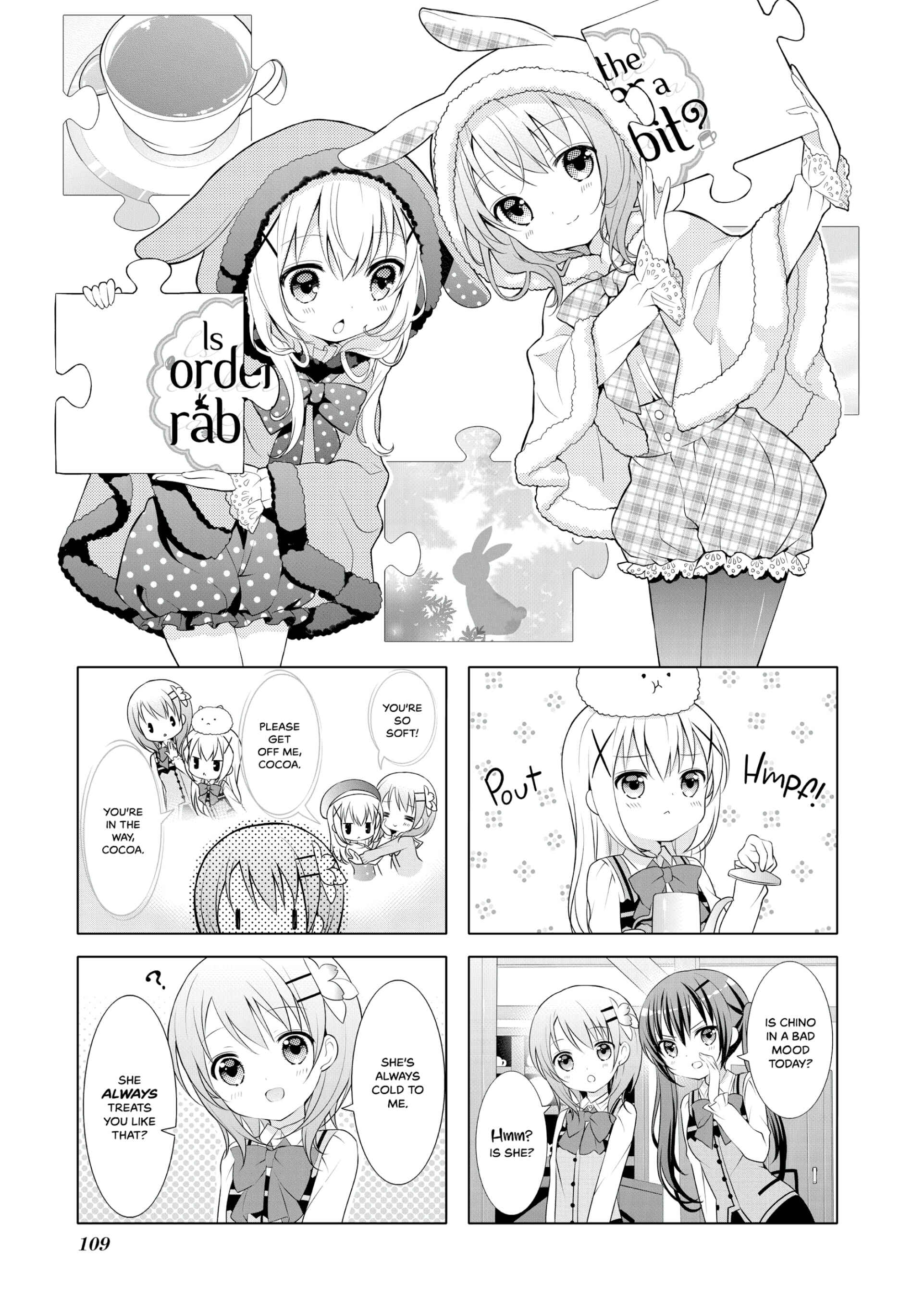 Gochuumon wa Usagi desu ka? Chapter 13 - Page 1