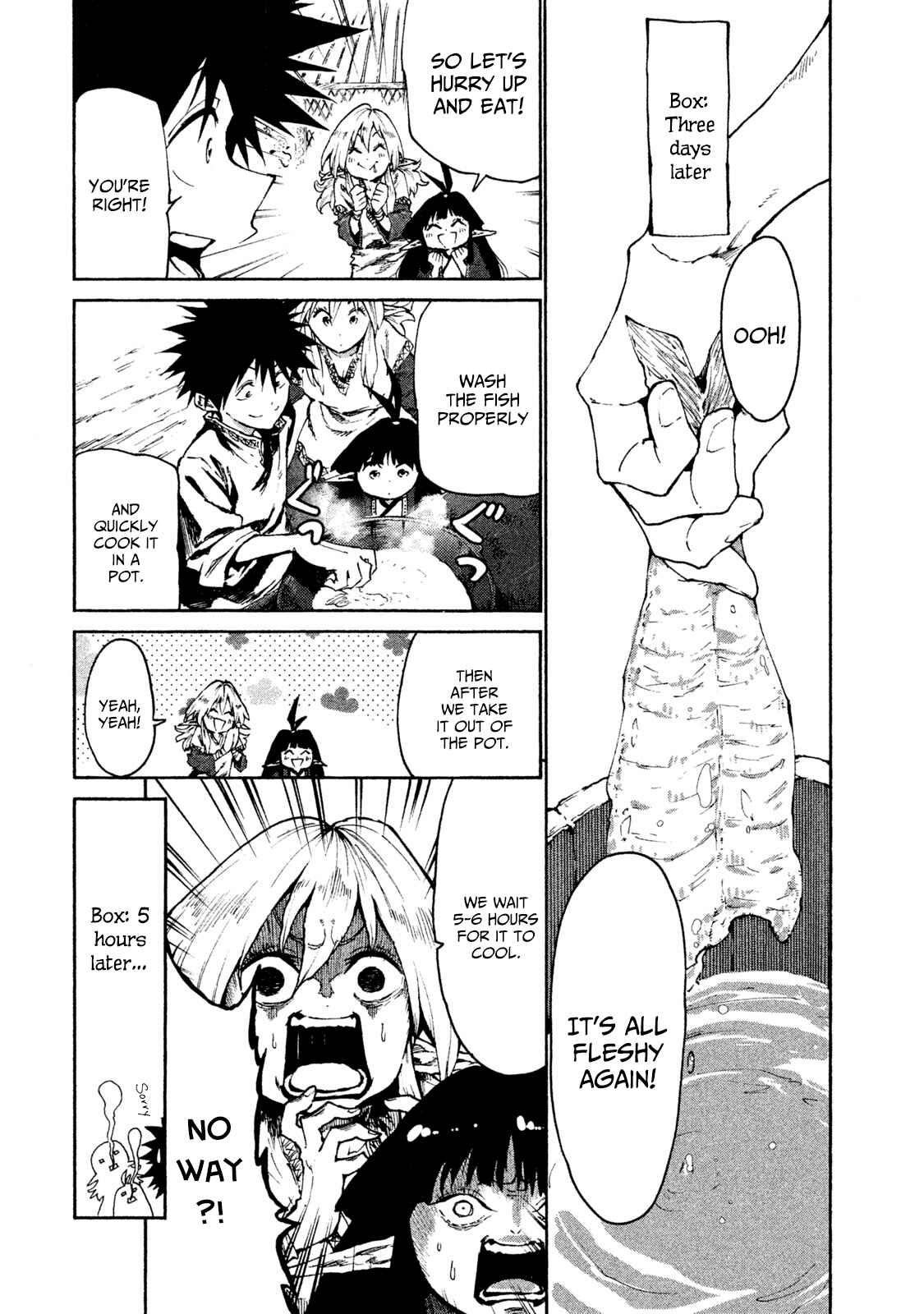 Mazumeshi Elf to Yuuboku gurashi Chapter 22 - Page 20