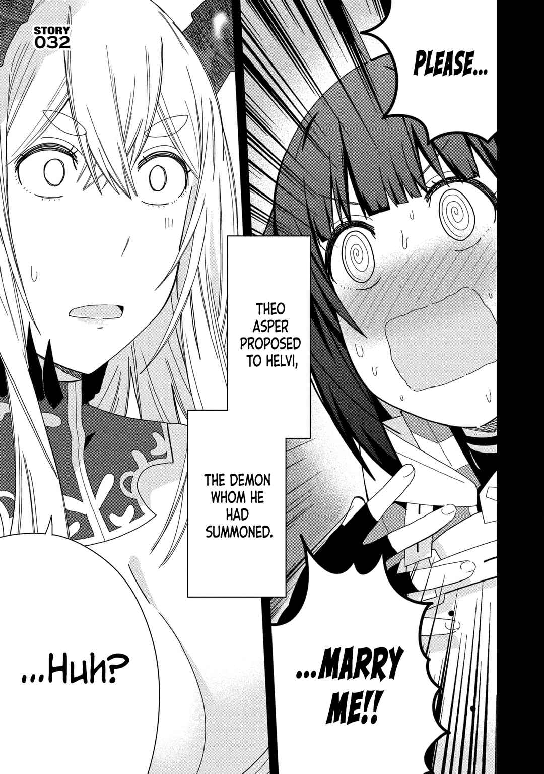 Negai o Kanaete Moraou to Akuma o Shoukan Shita kedo, Kawaikatta node Kekkon Shimashita ~Akuma no Niizuma~ Chapter 32 - Page 1