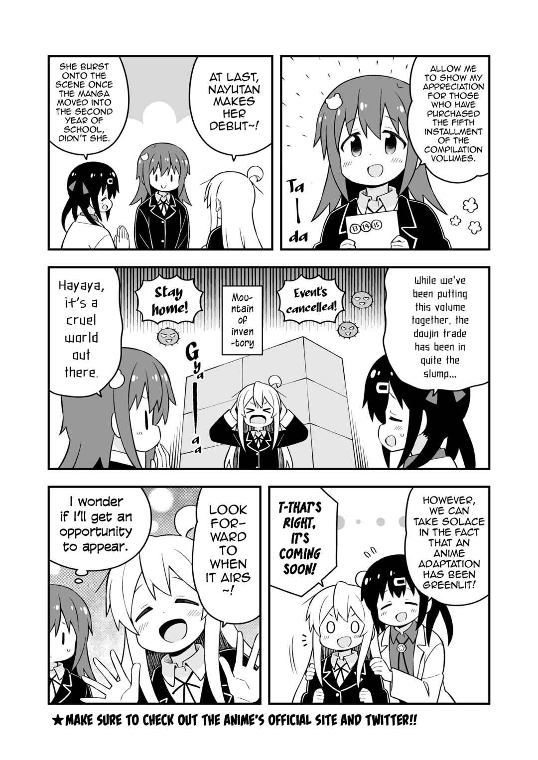 Onii-chan wa Oshimai! Chapter 45.9 - Page 1
