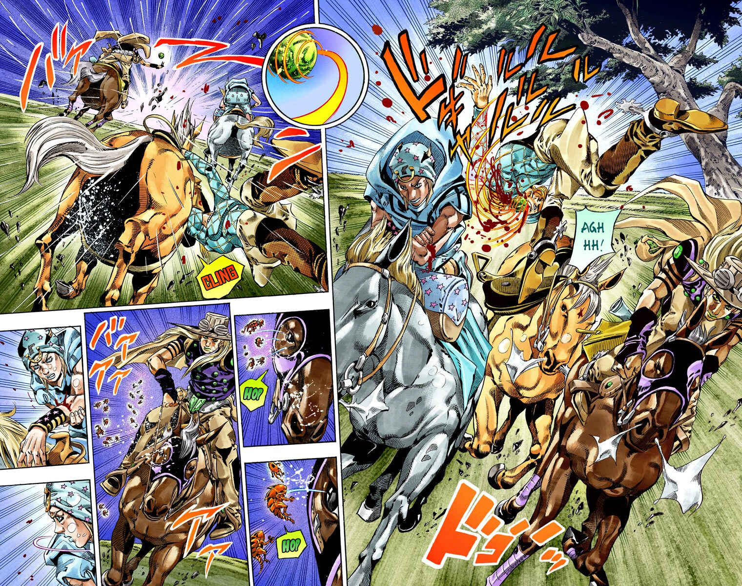 JoJo no Kimyou na Bouken: Part 7 - Steel Ball Run Color-ban Chapter 39 - Page 15