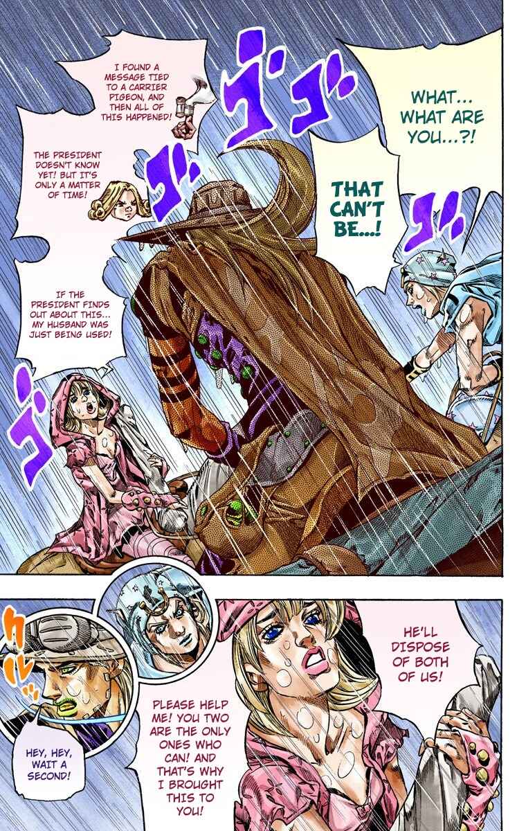 JoJo no Kimyou na Bouken: Part 7 - Steel Ball Run Color-ban Chapter 39 - Page 25
