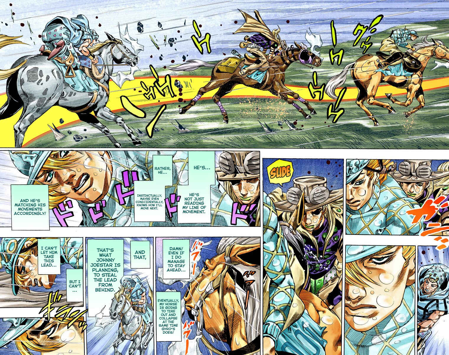 JoJo no Kimyou na Bouken: Part 7 - Steel Ball Run Color-ban Chapter 39 - Page 4