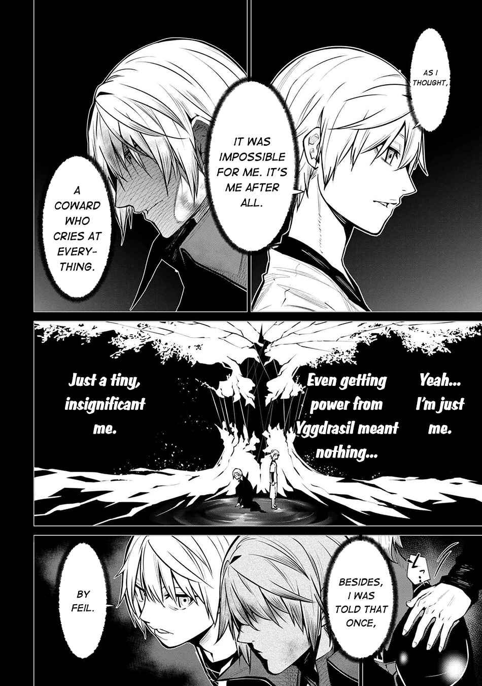 SSS-Rank Dungeon de Knife Ippon Tewatasare Tsuihou Sareta Shiro Madoushi - Yggdrasil no Noroi ni Yori Jakuten de Aru Maryoku Fusoku wo Kokufukushi Sekai Saikyou e to Itaru Chapter 21.2 - Page 18