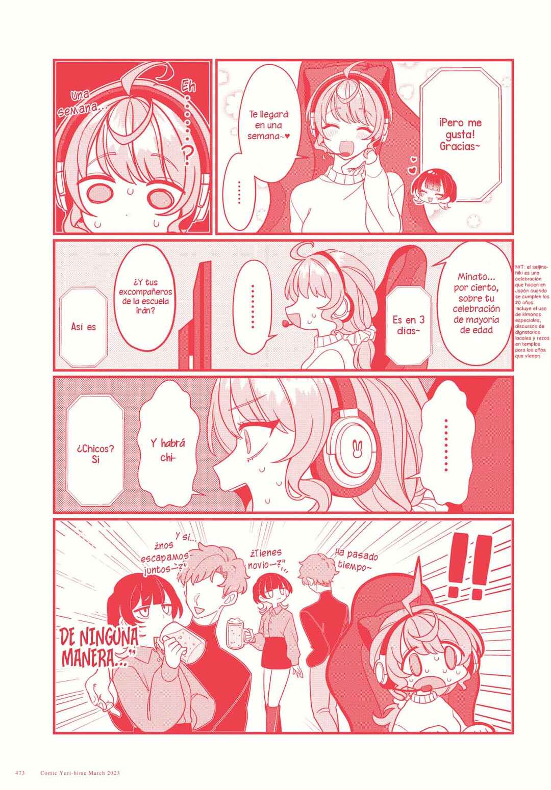 Koharu to Minato: Watashi no Partner wa Onnanoko Chapter 6 - Page 8