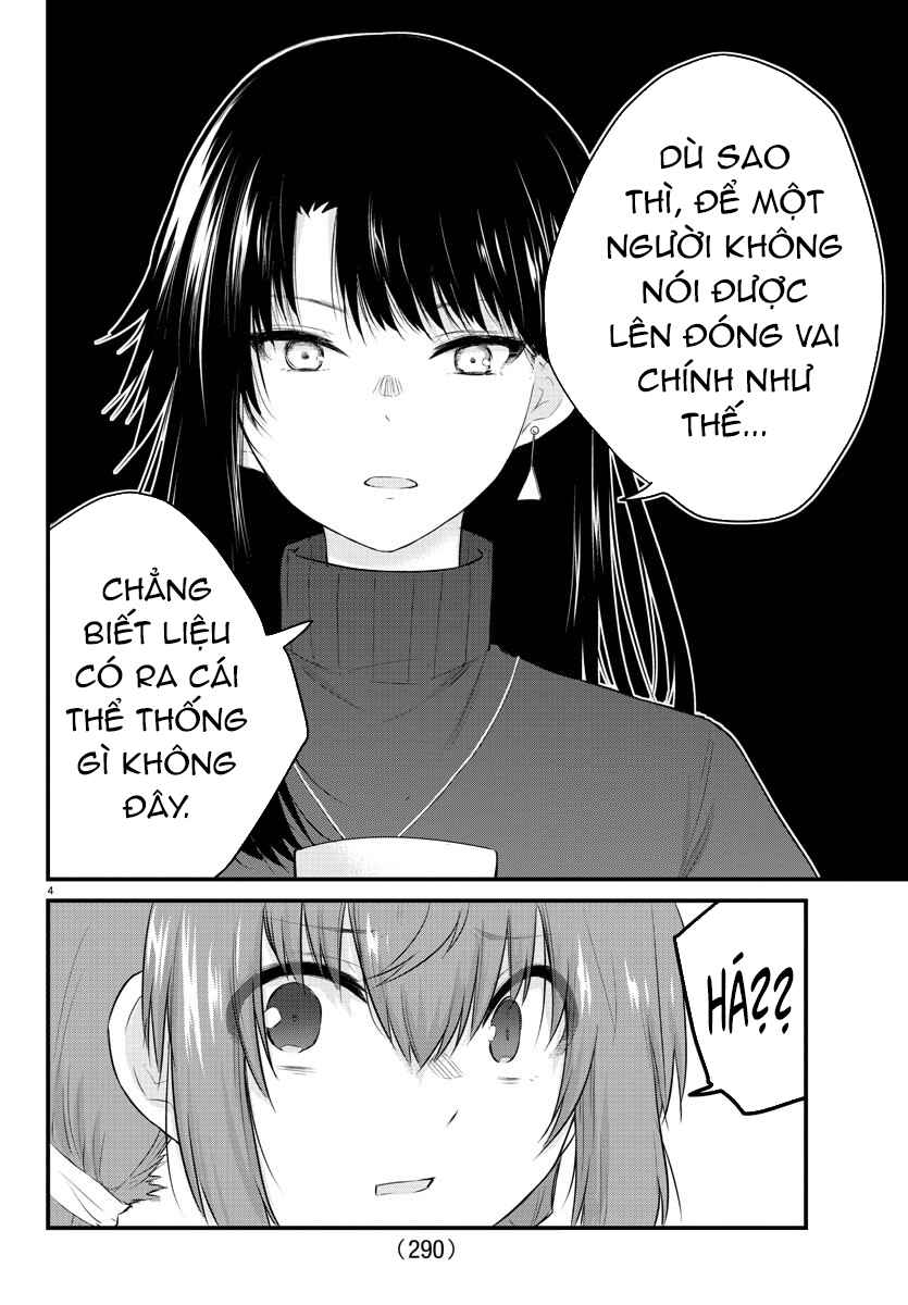 Koe ga dasenai Shoujo wa "Kanojo ga Yasashisugiru" to Omotte iru Chapter 53 - Page 4