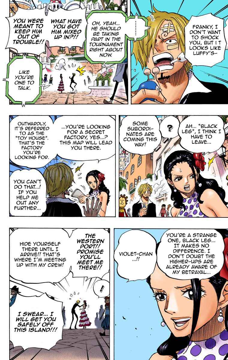 One Piece (Official Colored) Chapter 713 - Page 14