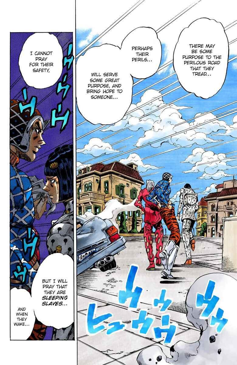 JoJo no Kimyou na Bouken: Part 5 - Ougon no Kaze Color-ban Chapter 155 - Page 12