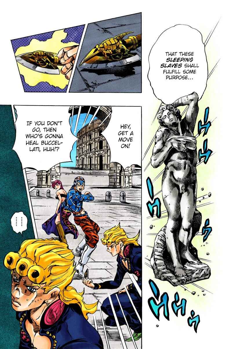 JoJo no Kimyou na Bouken: Part 5 - Ougon no Kaze Color-ban Chapter 155 - Page 13