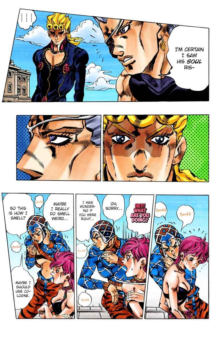 JoJo no Kimyou na Bouken: Part 5 - Ougon no Kaze Color-ban Chapter 155 - Page 17