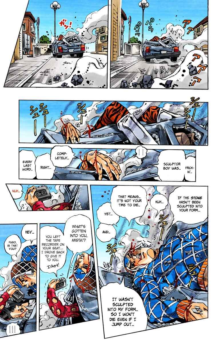 JoJo no Kimyou na Bouken: Part 5 - Ougon no Kaze Color-ban Chapter 155 - Page 7