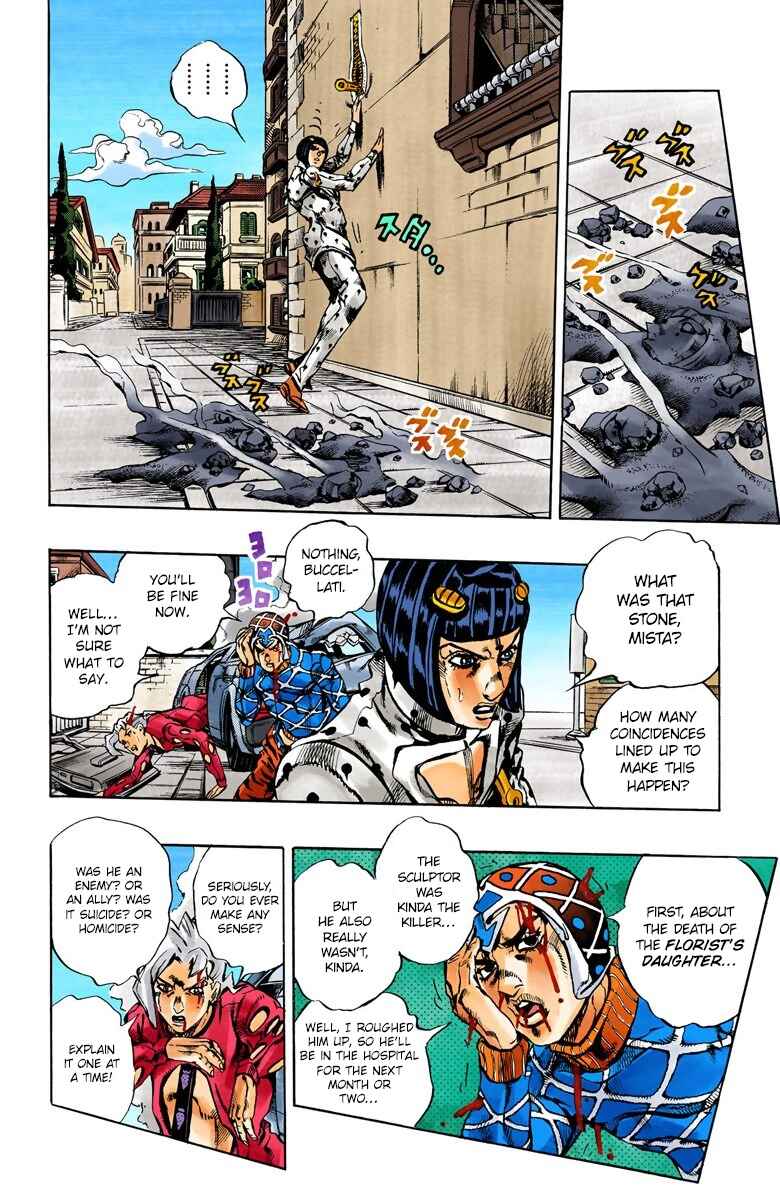 JoJo no Kimyou na Bouken: Part 5 - Ougon no Kaze Color-ban Chapter 155 - Page 8