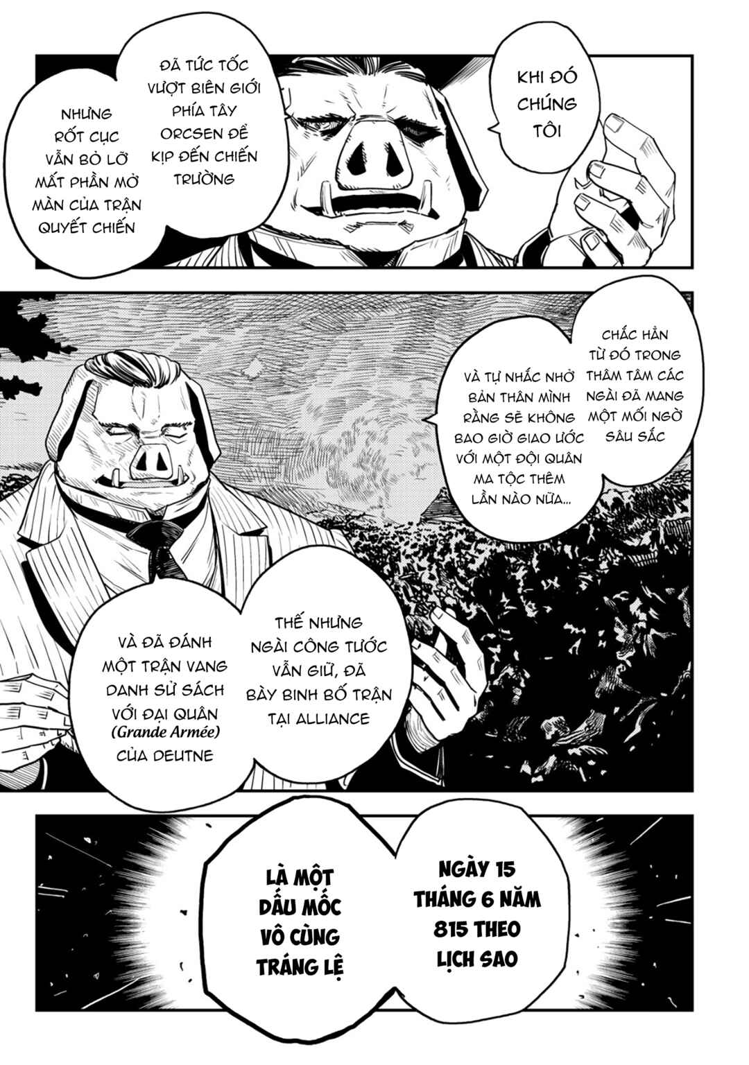 Orcsen Oukokushi ~Yaban na Orc no Kuni wa, Ikanishite Heiwa na Elf no Kuni wo Yakiharau ni Itatta ka~ Chapter 8 - Page 15