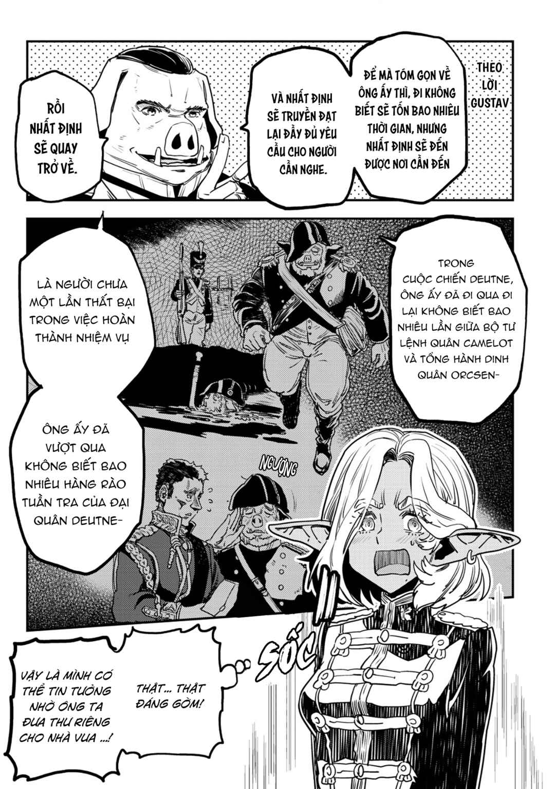 Orcsen Oukokushi ~Yaban na Orc no Kuni wa, Ikanishite Heiwa na Elf no Kuni wo Yakiharau ni Itatta ka~ Chapter 8 - Page 45