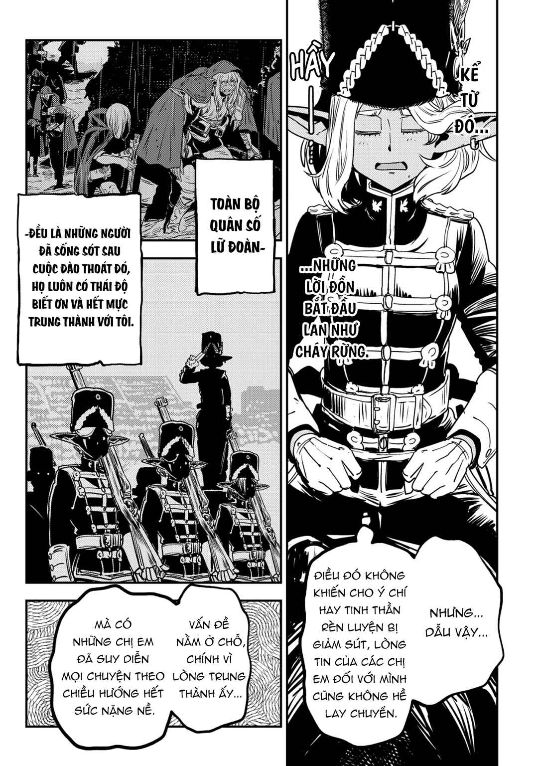 Orcsen Oukokushi ~Yaban na Orc no Kuni wa, Ikanishite Heiwa na Elf no Kuni wo Yakiharau ni Itatta ka~ Chapter 8 - Page 53