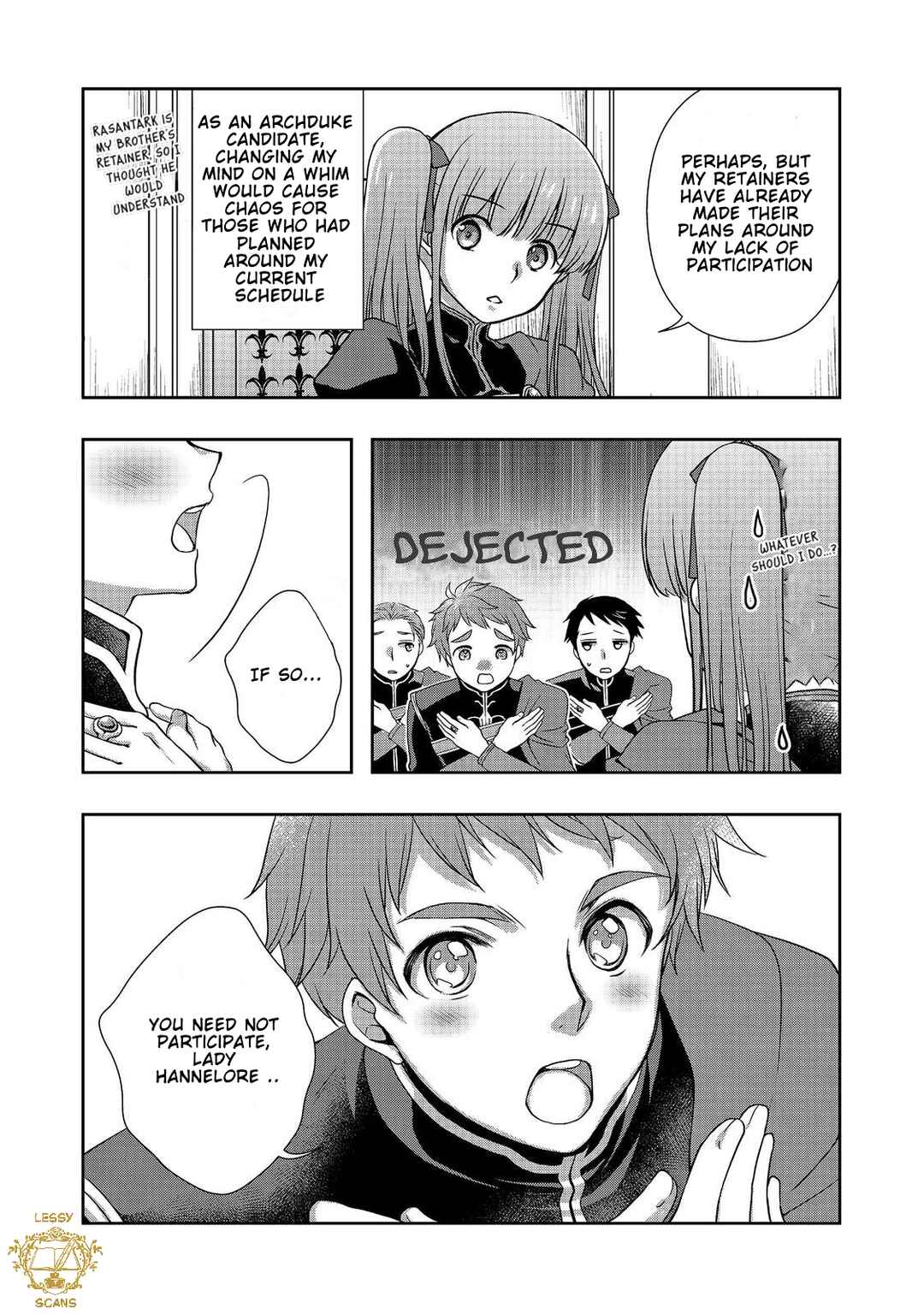 Honzuki no Gekokujou: Hannerōre no Kizoku-in Gonensei Ichi - Koishite Mitai O'hime-sama Chapter 2 - Page 14