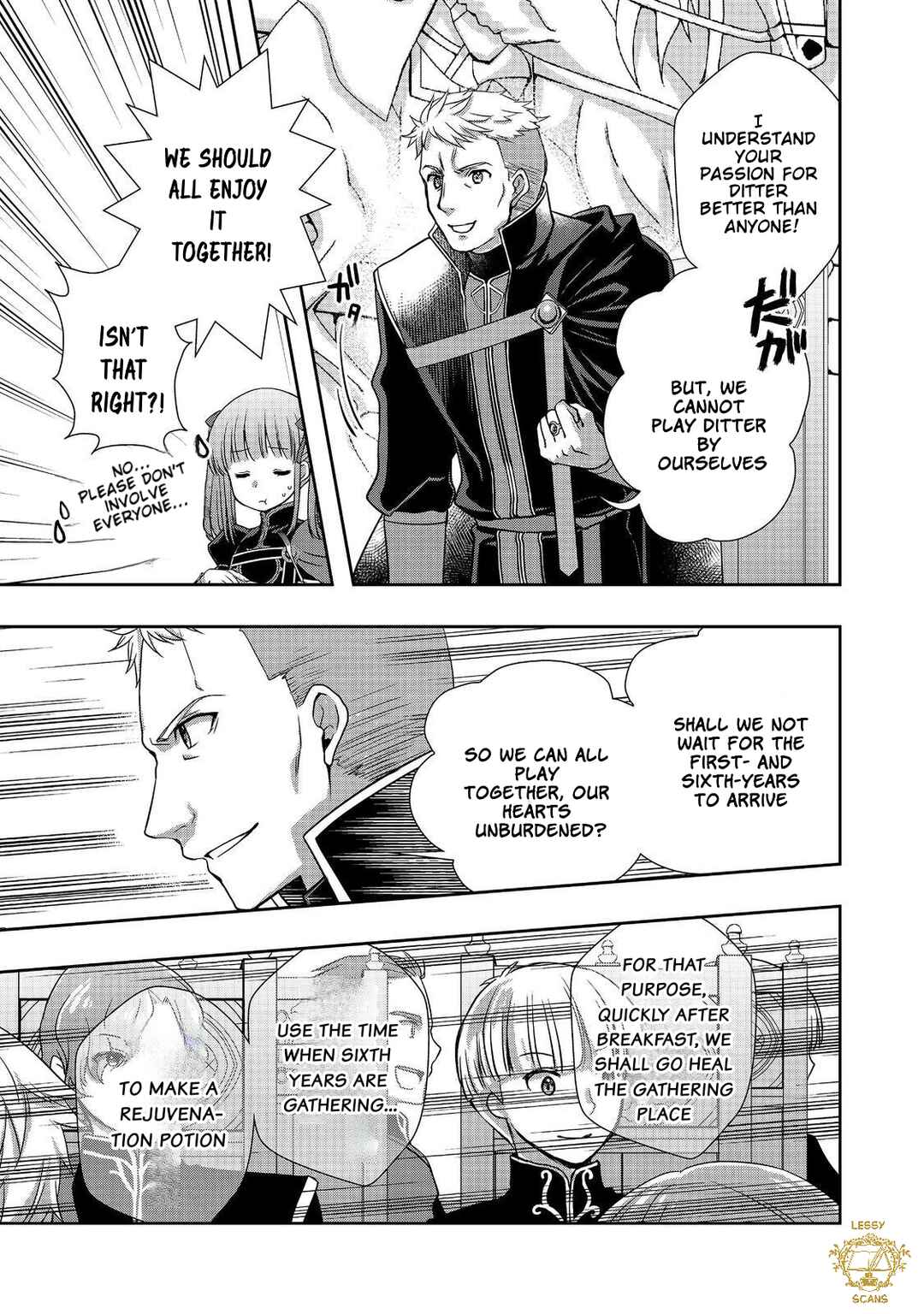Honzuki no Gekokujou: Hannerōre no Kizoku-in Gonensei Ichi - Koishite Mitai O'hime-sama Chapter 2 - Page 5