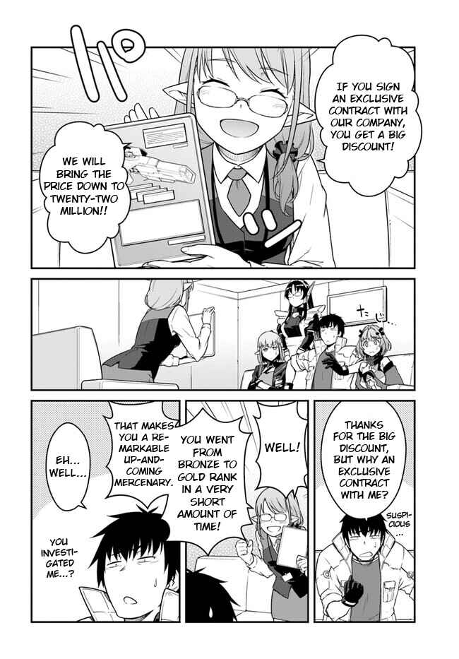 Mezametara Saikyou Soubi to Uchuusen-mochi datta node, Ikkodate Mezashite Youhei to shite Jiyuu ni Ikitai Chapter 40.1 - Page 16