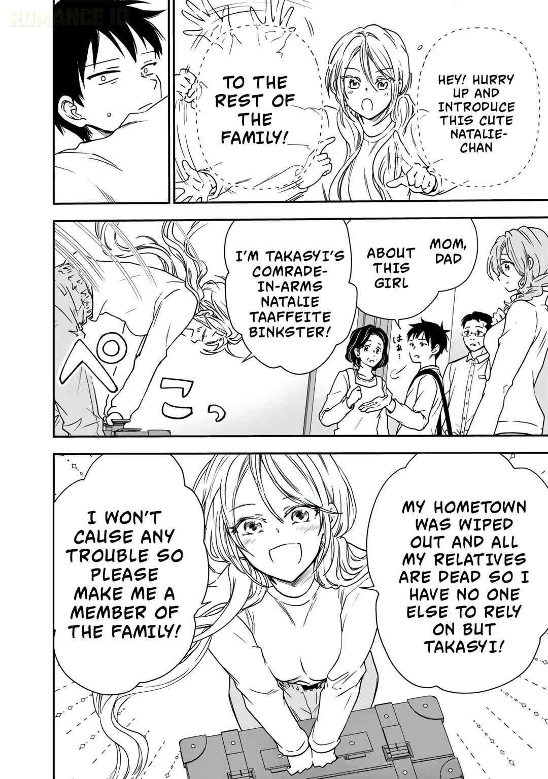 Senchi Kara Kaette kita Takashi-kun. Futsuu ni Koukou Seikatsu wo Okuritai Chapter 2 - Page 21