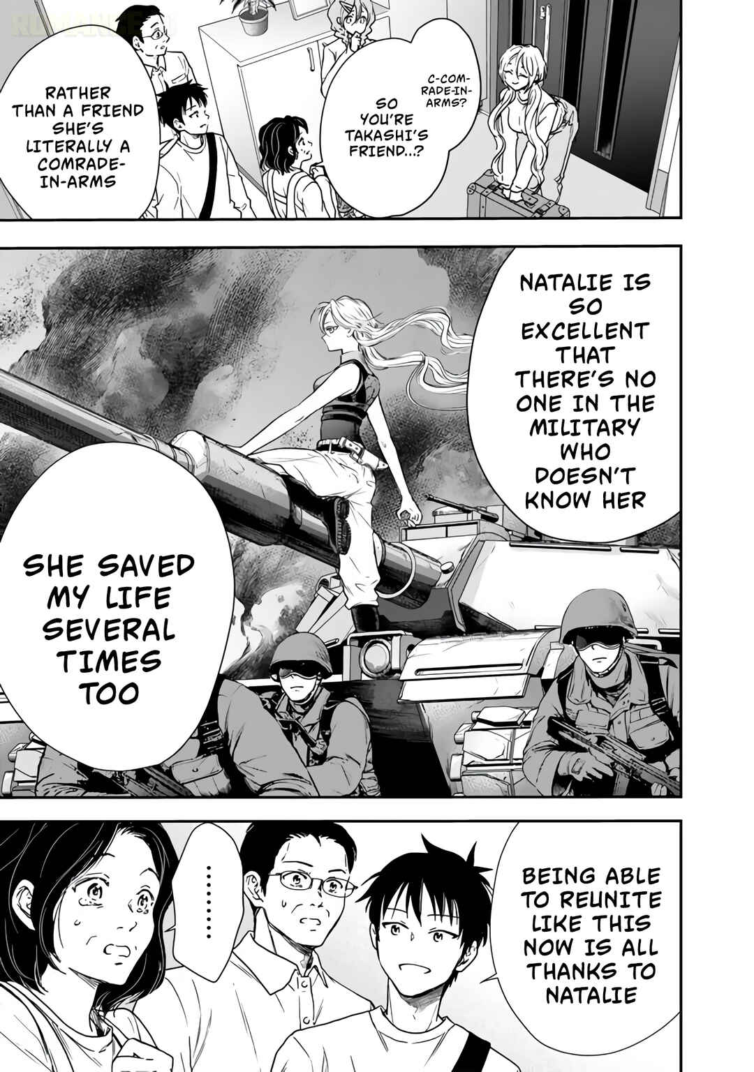 Senchi Kara Kaette kita Takashi-kun. Futsuu ni Koukou Seikatsu wo Okuritai Chapter 2 - Page 22