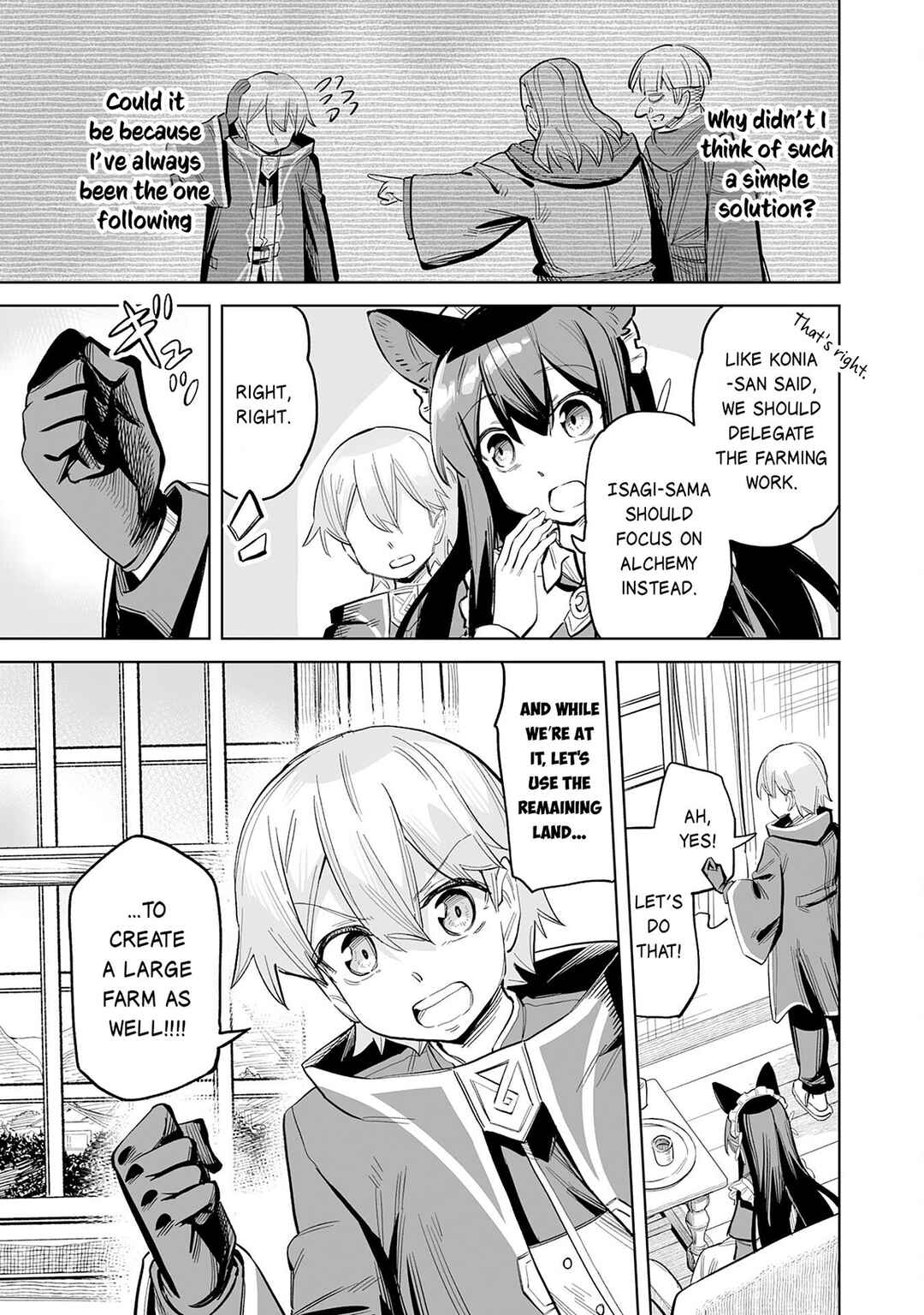 Kaikosareta Kyuutei Renkinjutsushi wa Henkyou de Dai Nouen wo Tsukuriageru ~Sokoku wo Oidasareta kedo, Saikyou Ryouchi de Slow Life wo Ouka suru~ Chapter 8 - Page 22
