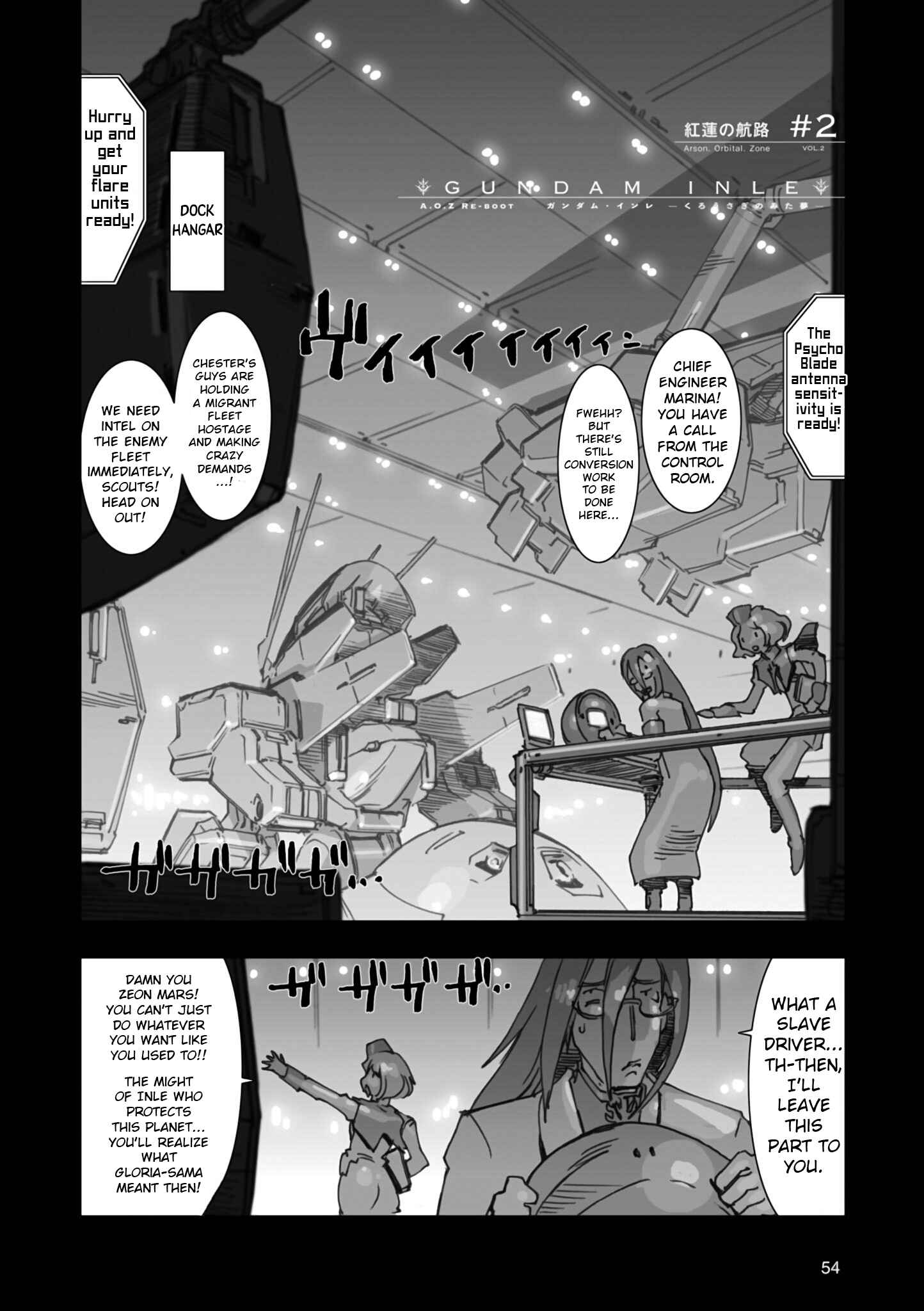 Advance of Zeta Re-Boot: Gundam Inle - Black Rabbit Had a Dream Chapter 2 - Page 1