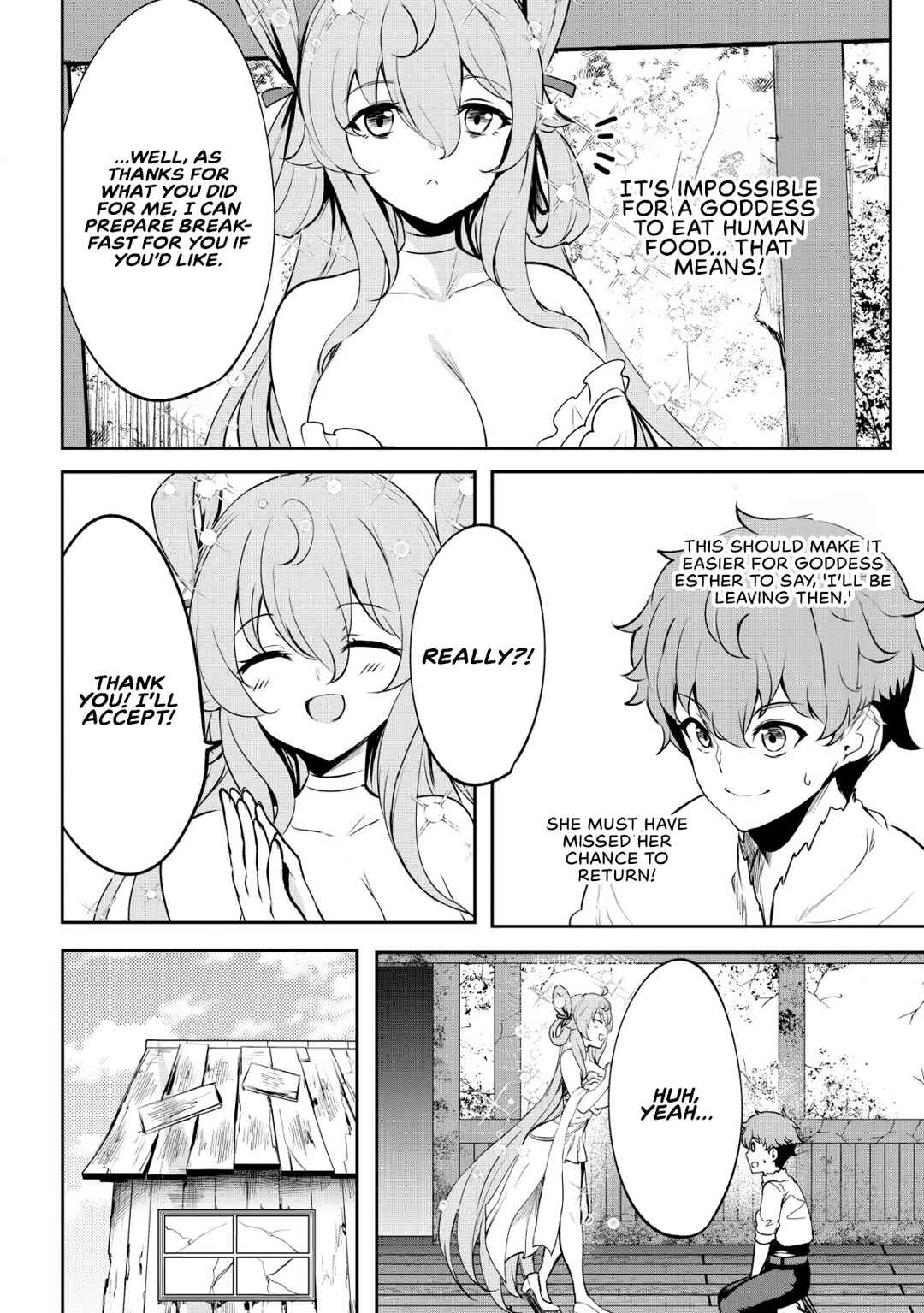 Dore dake Doryoku Shite mo Mannen Level 0 no Ore wa Tsuihou Sareta ~Shin no Teki to Yobareta Shounen wa, Shachiku Megami to Deatte Saikyou no Chikara wo Te ni Ireru~ Chapter 3 - Page 13