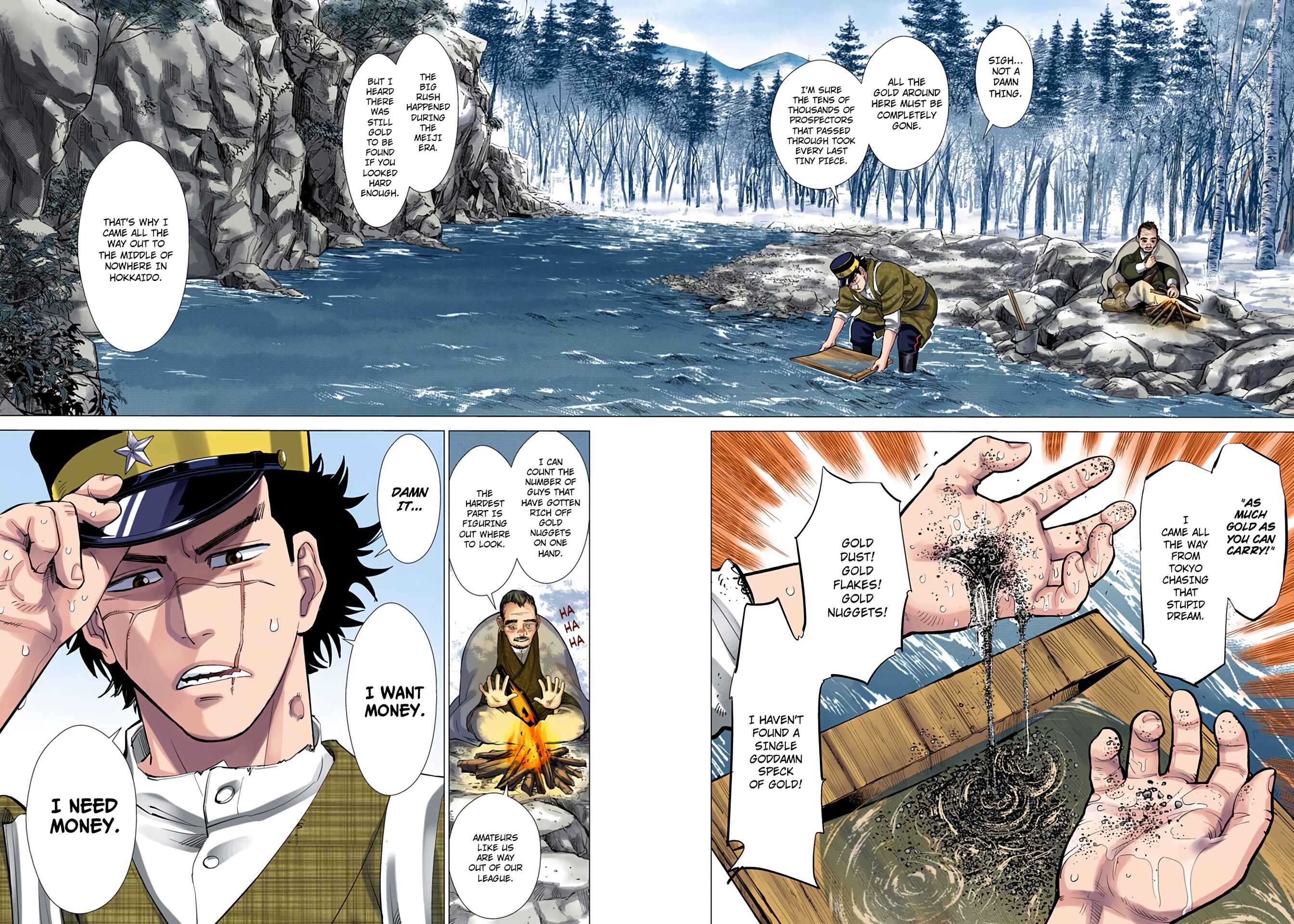 Golden Kamuy (Official Colored) Chapter 1 - Page 12