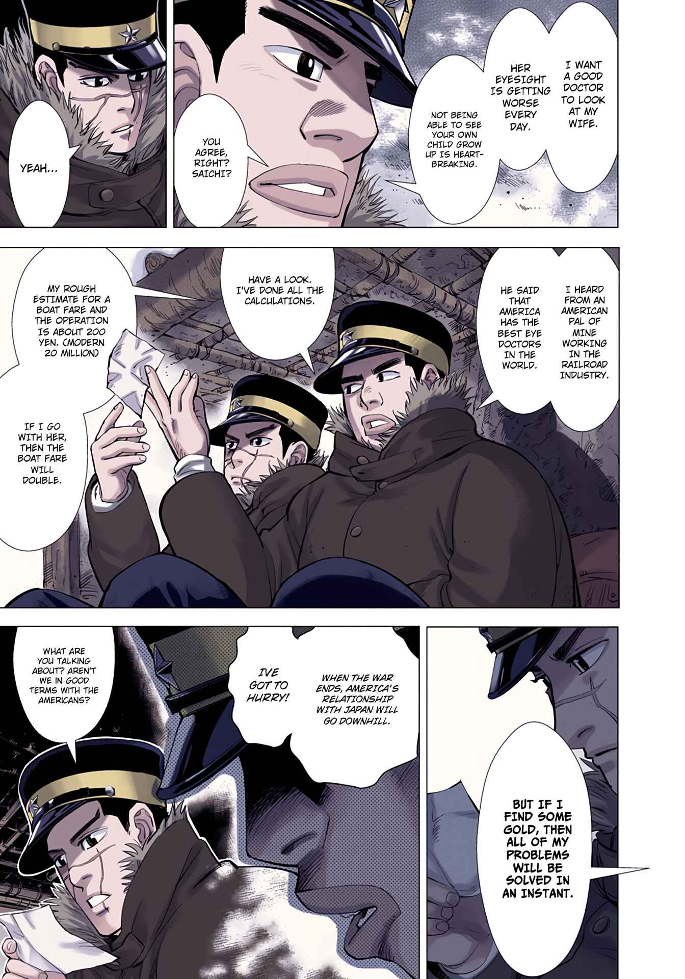 Golden Kamuy (Official Colored) Chapter 1 - Page 24