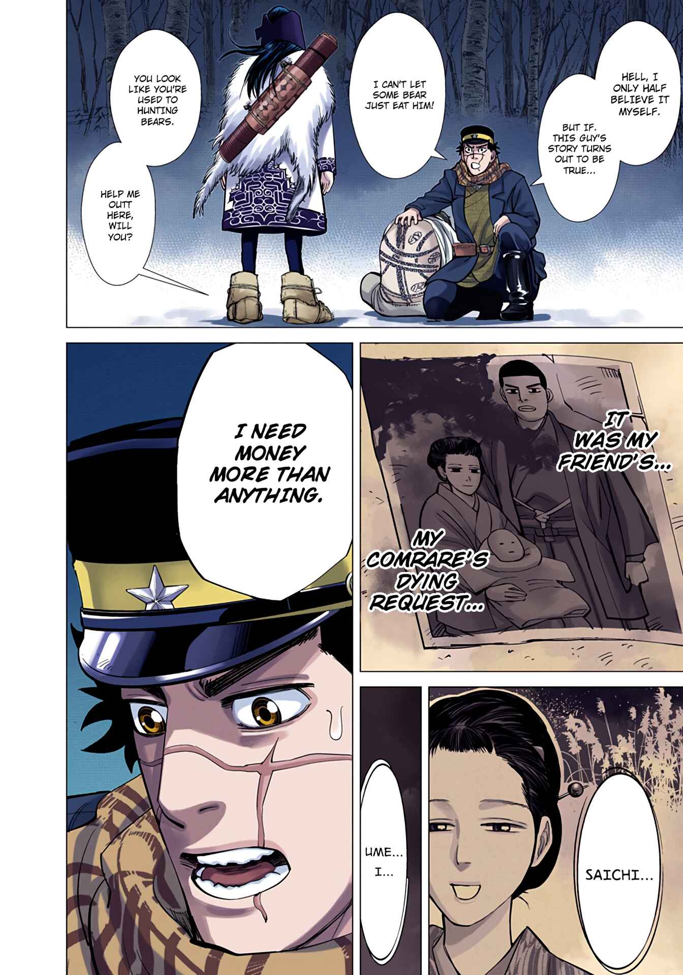 Golden Kamuy (Official Colored) Chapter 1 - Page 50