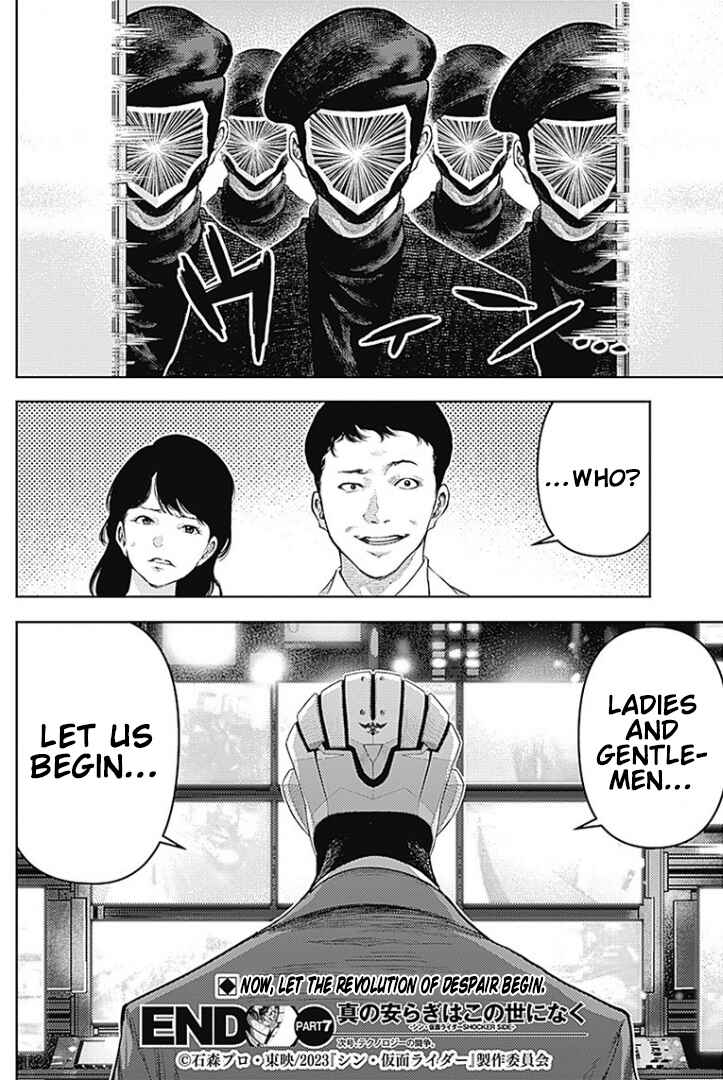 There is No True Peace in this World -Shin Kamen Rider Shocker Side- Chapter 7 - Page 19