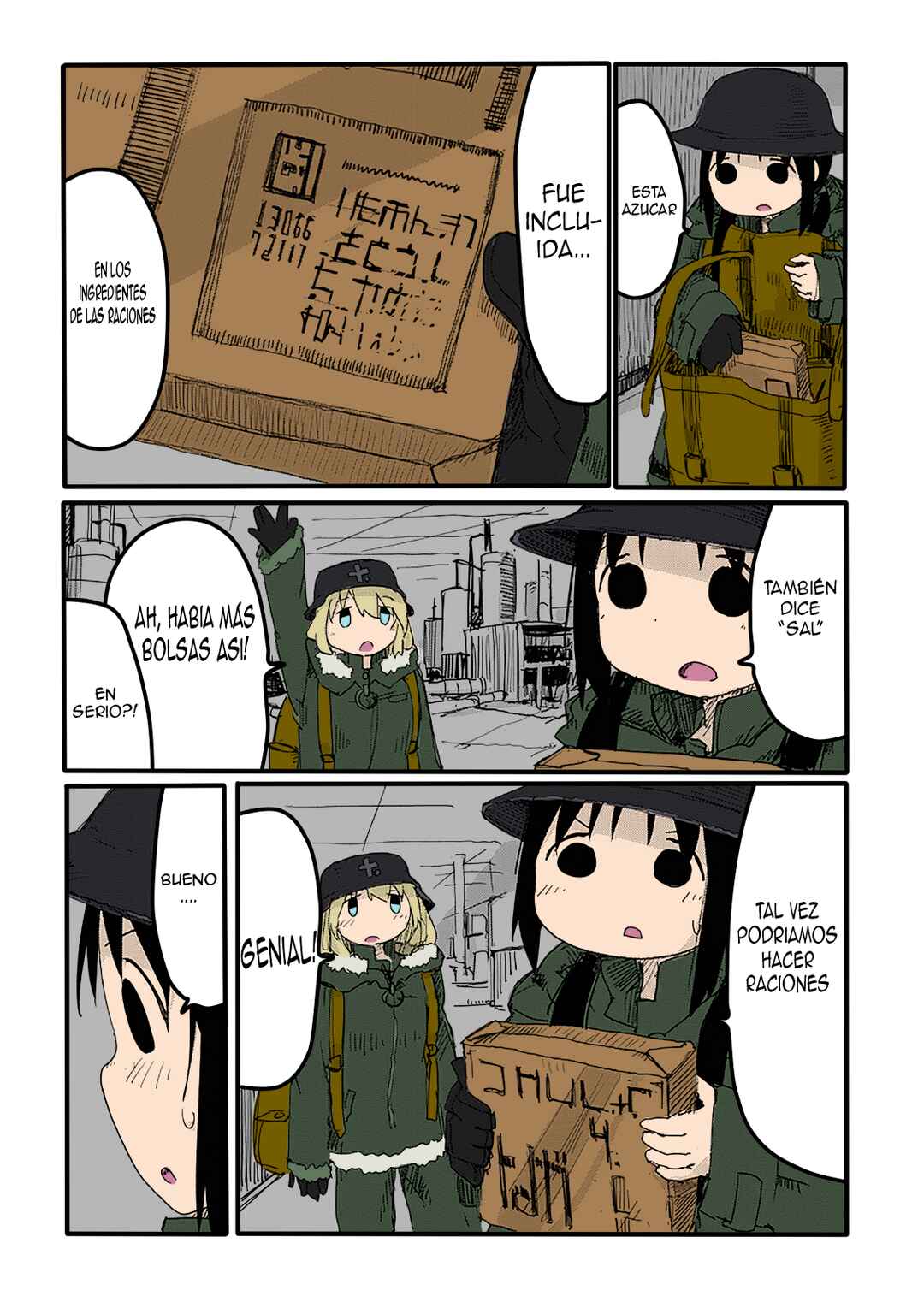 Shoujo Shuumatsu Ryokou (Fan Colored) Chapter 16 - Page 12