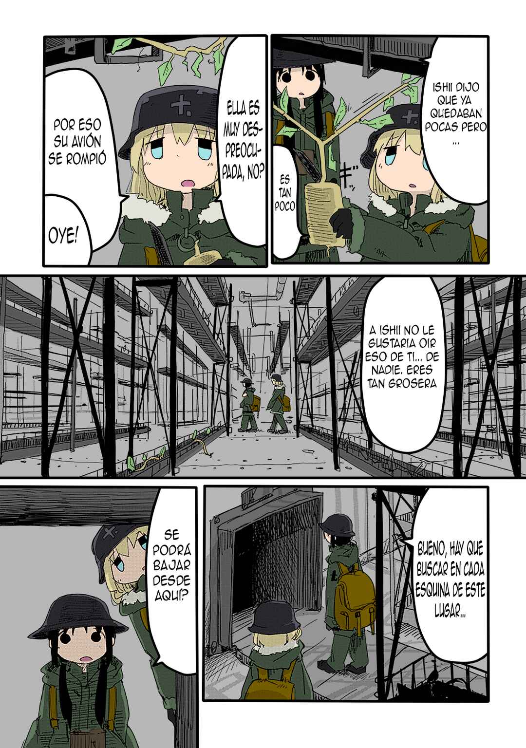 Shoujo Shuumatsu Ryokou (Fan Colored) Chapter 16 - Page 3