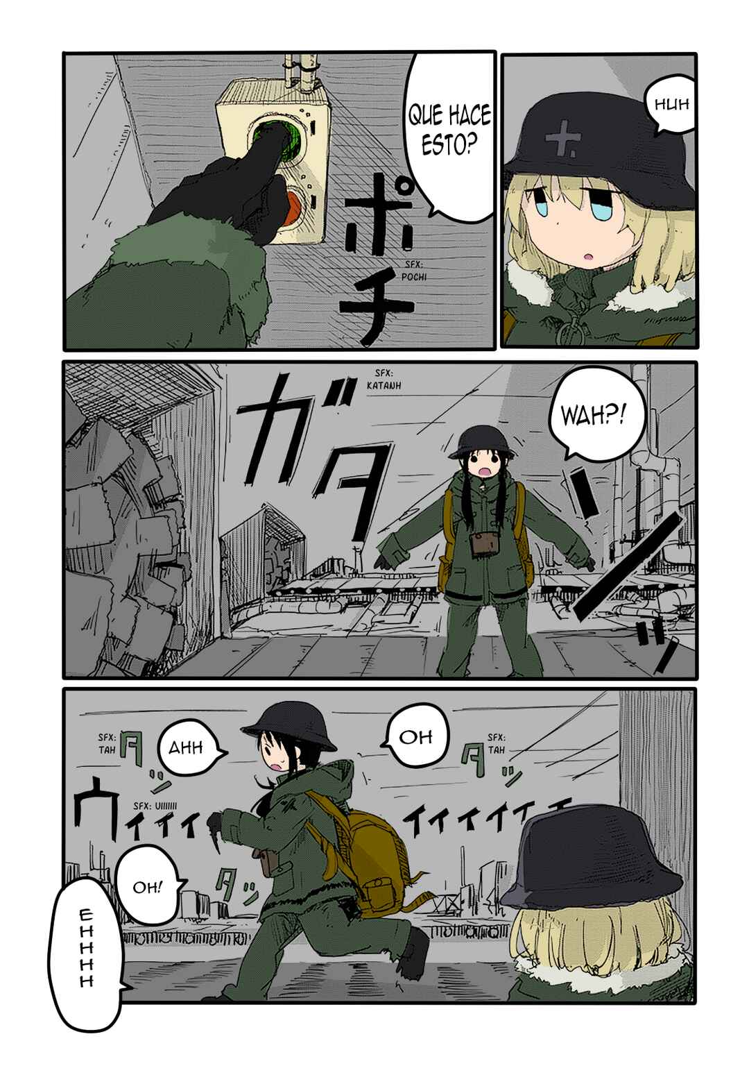 Shoujo Shuumatsu Ryokou (Fan Colored) Chapter 16 - Page 5