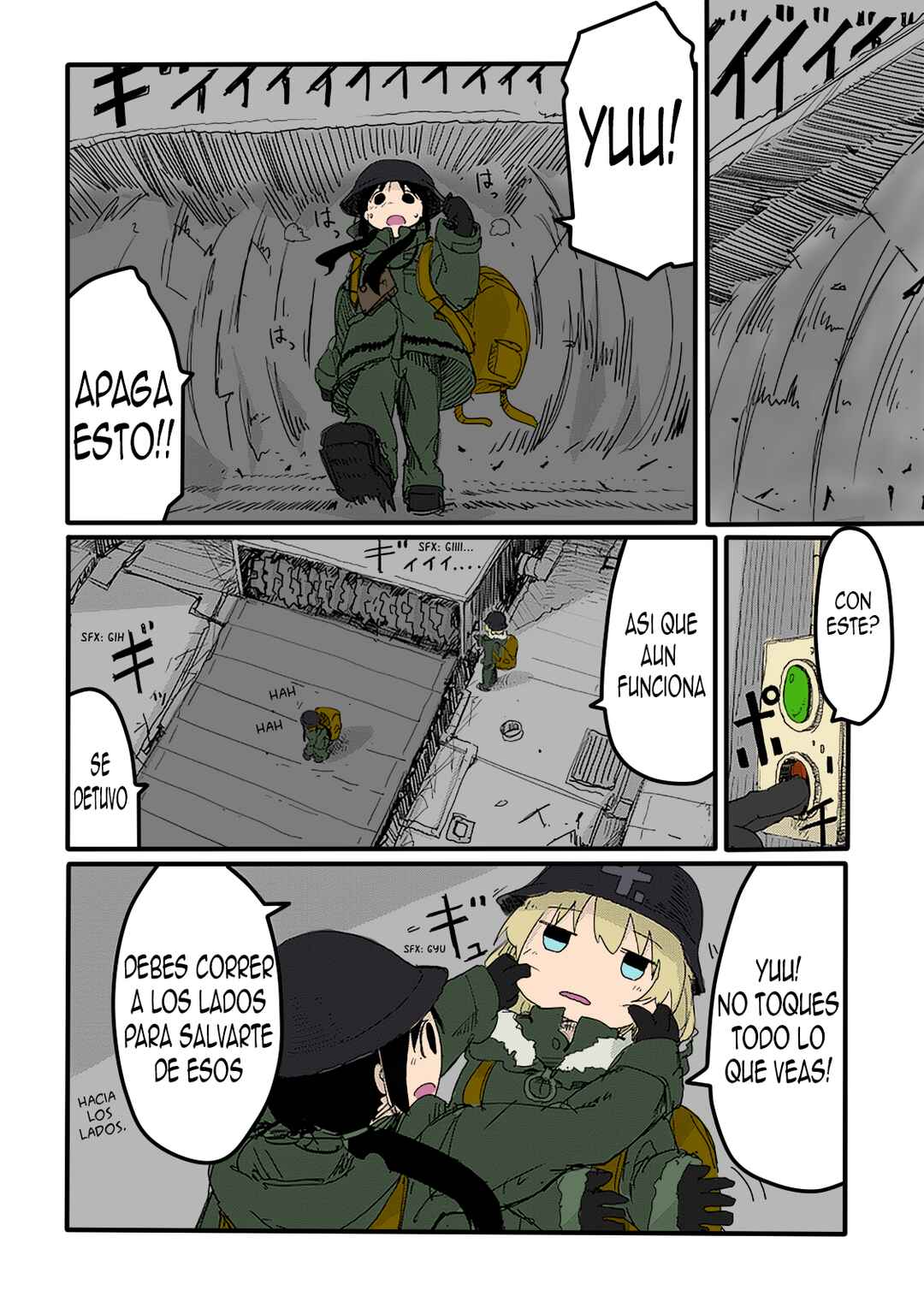 Shoujo Shuumatsu Ryokou (Fan Colored) Chapter 16 - Page 6