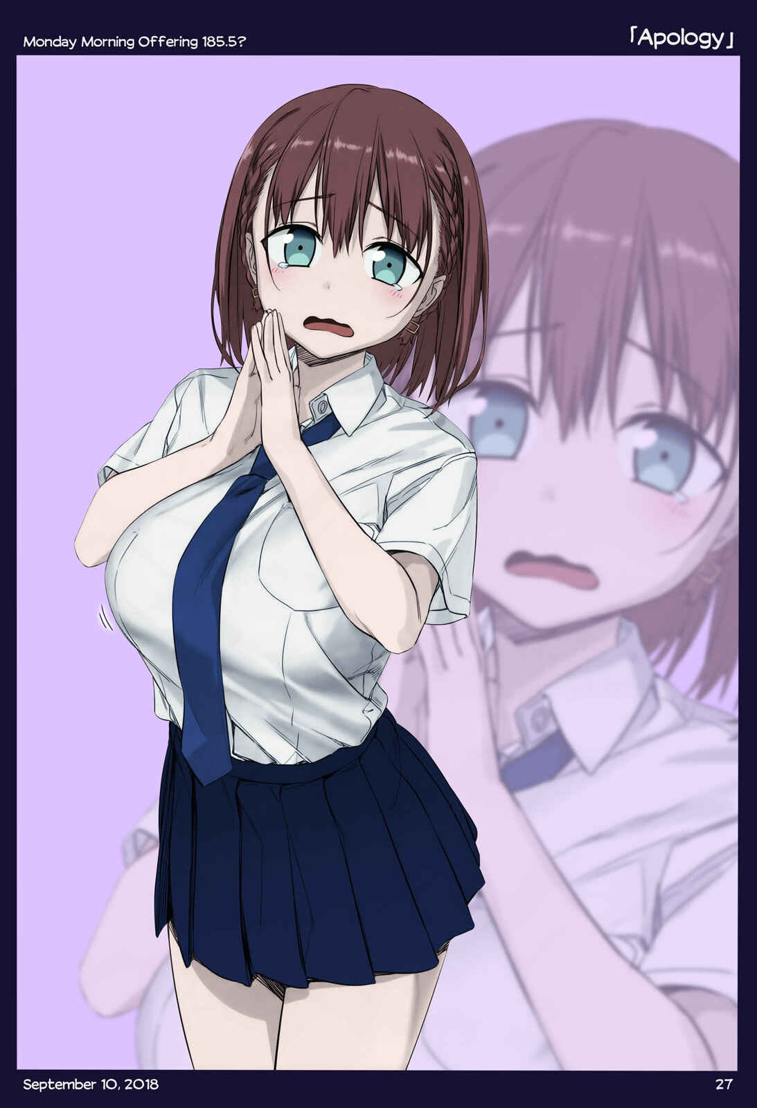 Getsuyoubi no Tawawa (Twitter Webcomic) (Fan Colored) Chapter 21 - Page 25
