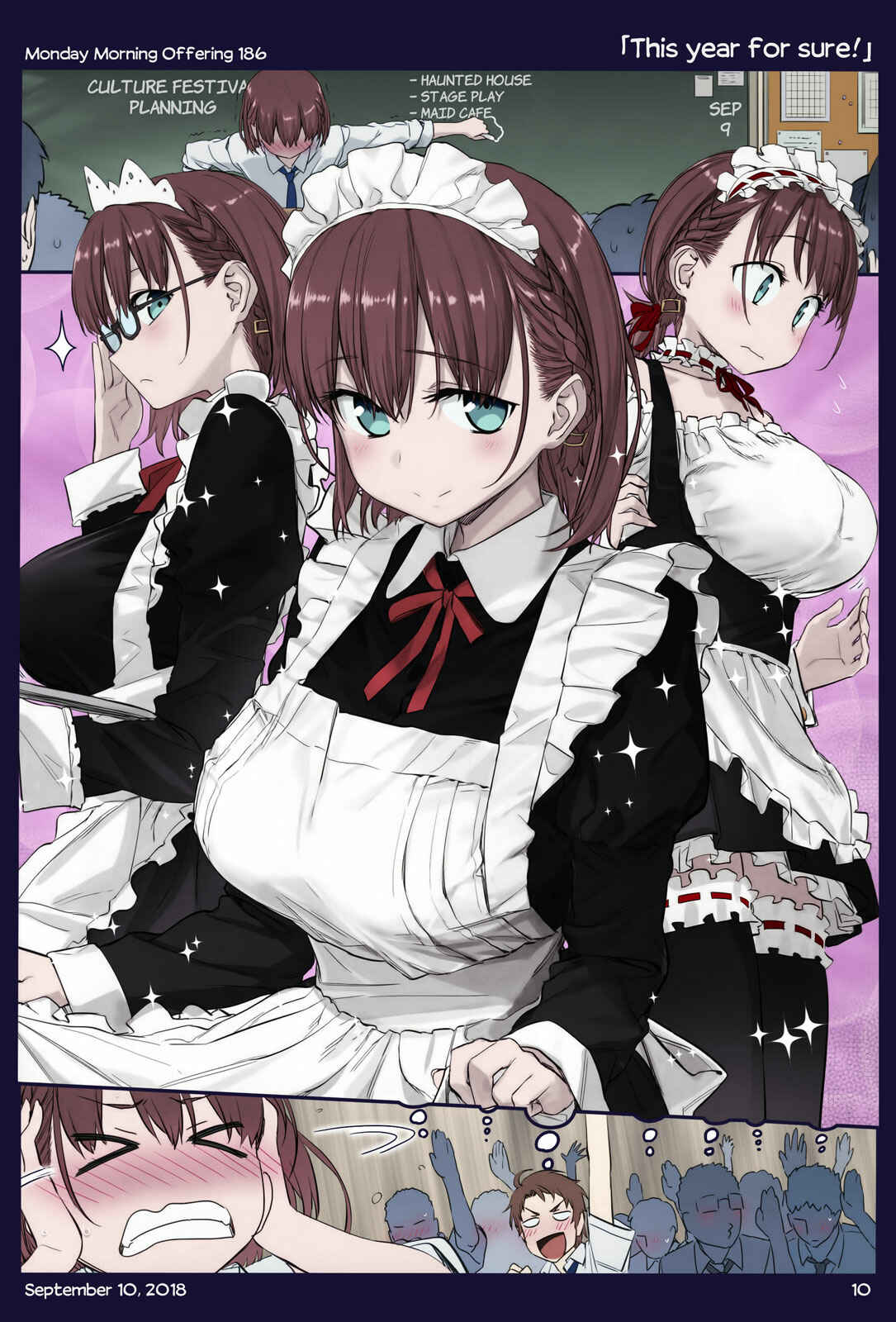 Getsuyoubi no Tawawa (Twitter Webcomic) (Fan Colored) Chapter 21 - Page 8