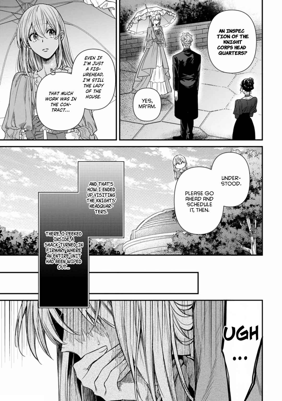 Me no Mae no Sangeki de Zense wo Omoidashitakedo, Amarini mo Mondai Yamazumi de Ippai Ippaidesu. Chapter 1 - Page 14